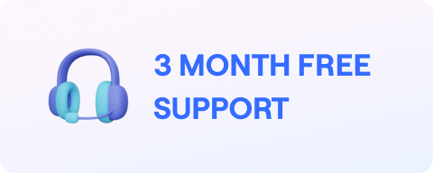 3 month free support