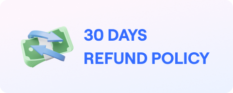 30 days refund policy